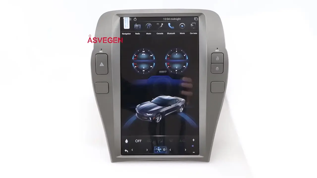 

Wholesale Android Tesla Car Audio Player Car Video DVD Players with Navigation GPS For Chevrolet Camaro Built in Apple Car Play