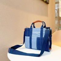 luxury brands patchwork tote women designer handbags canvas shoulder crossbody bags for women 2022 small shopper purses clutch