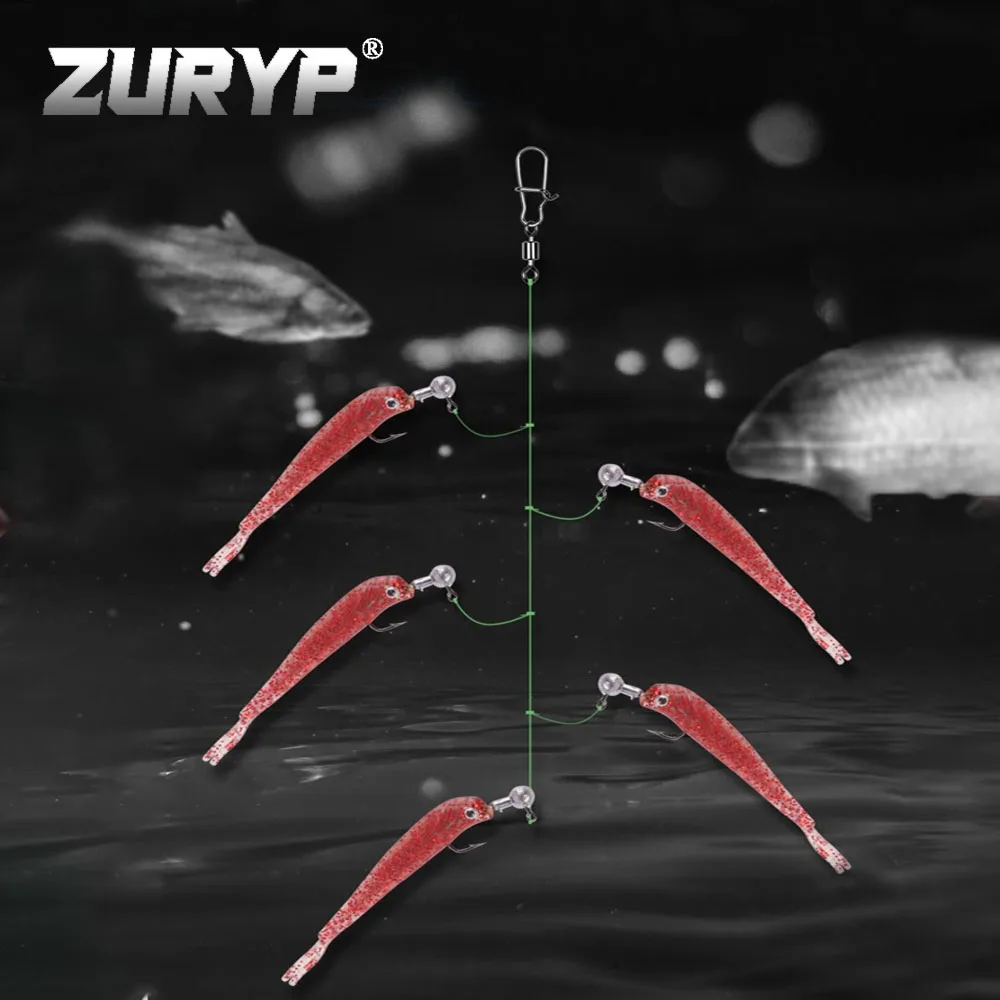 

Cluster Soft Lure Fishing Bait 5 Tail Wobbler for Pike Sea Bass Leurre Tackle Swim Cast Bait Fishing Rig Bait sea fishing lure