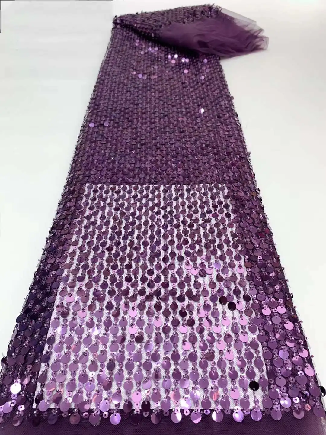 Новейшая африканская кружевная ткань с 3d-вышивкой и блестками 5 ярдов