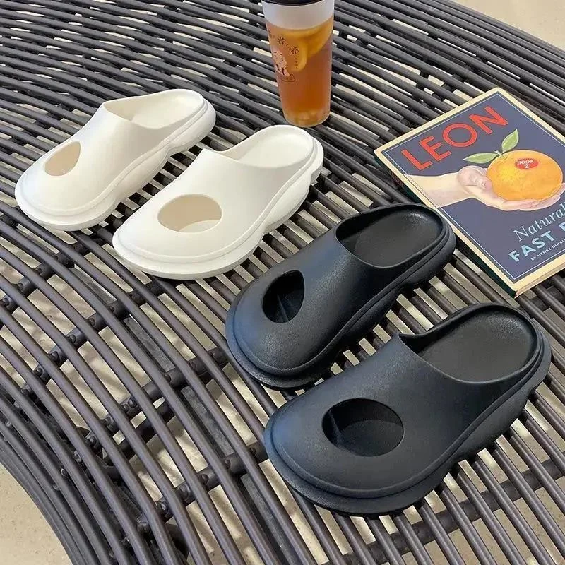 2022 Summer Man Women Solid Color Hollow Out Sandals Couple Slippers Men Outdoor Beach Sandals Slipper Shoes