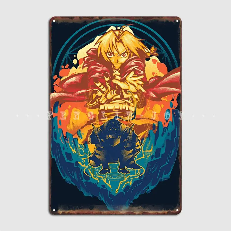 

Alchemist Of Steel Metal Plaque Poster Cinema Living Room Customize Painting Decor Cinema Tin Sign Poster