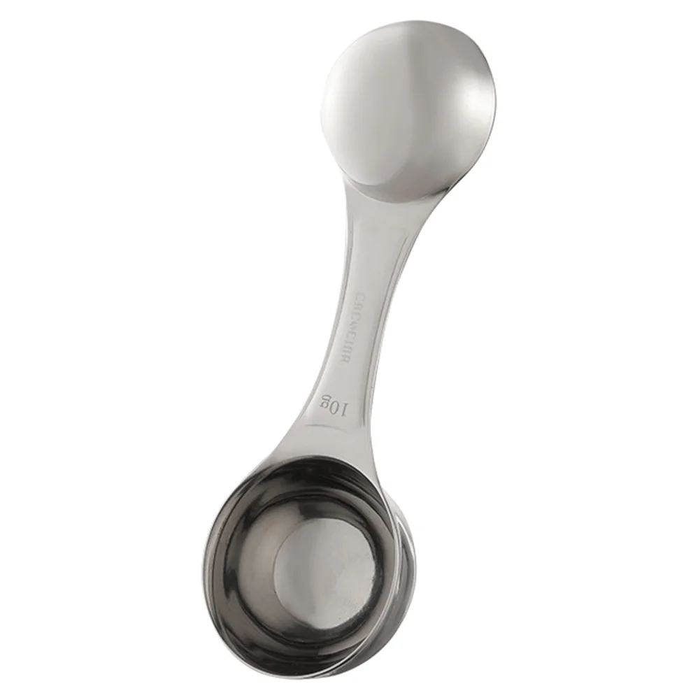 

Measure Scoop Coffee Scoop Stainless Steel Measuring Spoon for Ground Coffee Espresso Coffee Beans(Silver)