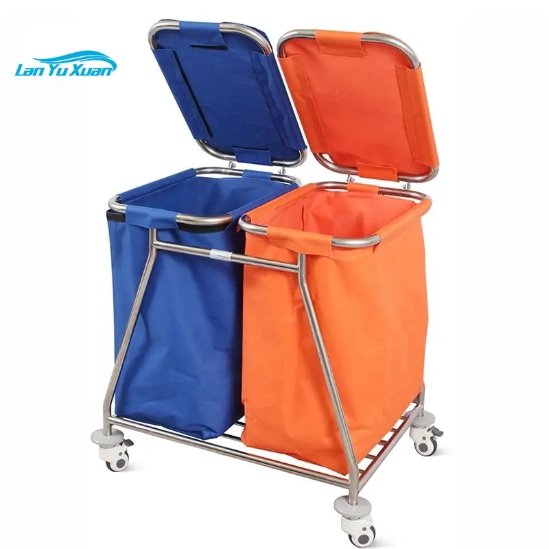 

Hot Sale Storage Stainless Steel Laundry Trolley