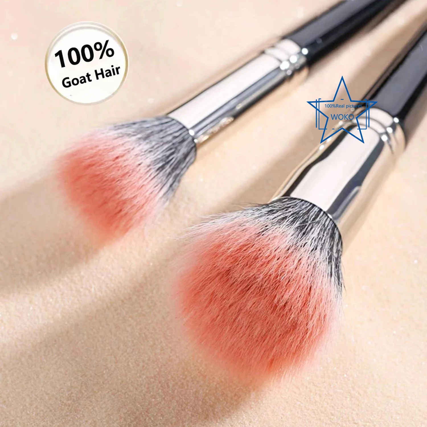 

Goat Hair Stippling Brush Blush Stippling Brush Stippling Makeup Brusher Blush Stippling Brush Goat Hair Large Stippling Brush