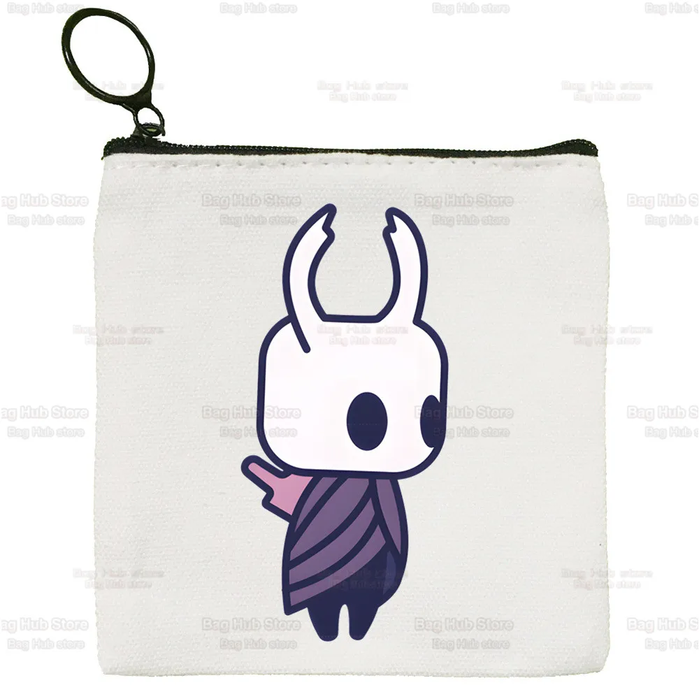 Hollow Knight Game Black Canvas Bag Women Girls Large Storage Hollow Crew Team Handbag Shoulder Bag Tote Student Bookbag