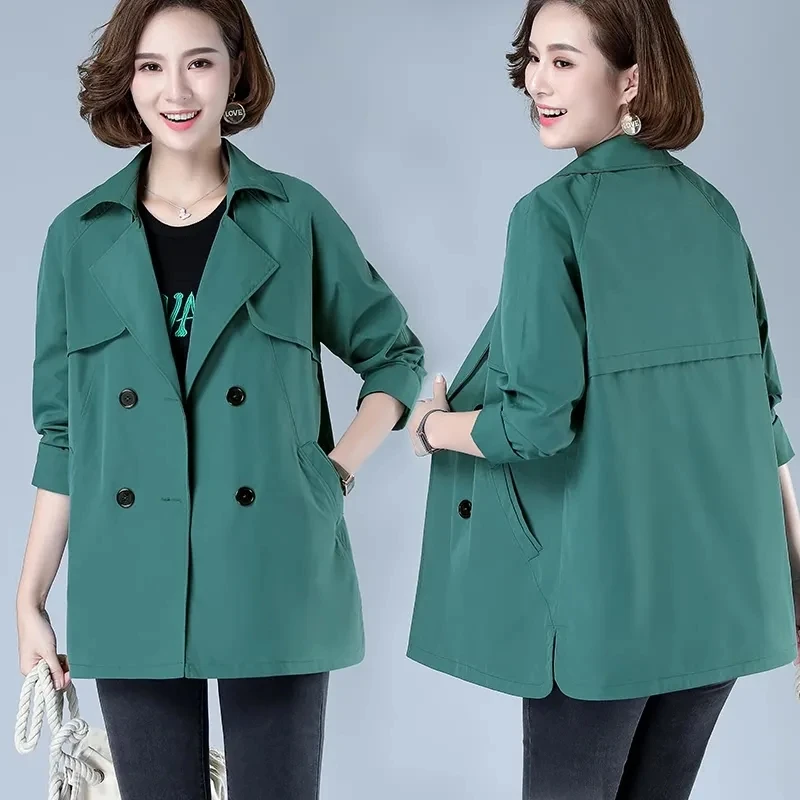 Модная короткая ветровка Женская куртка на весну и осень новинка 2022 свободный