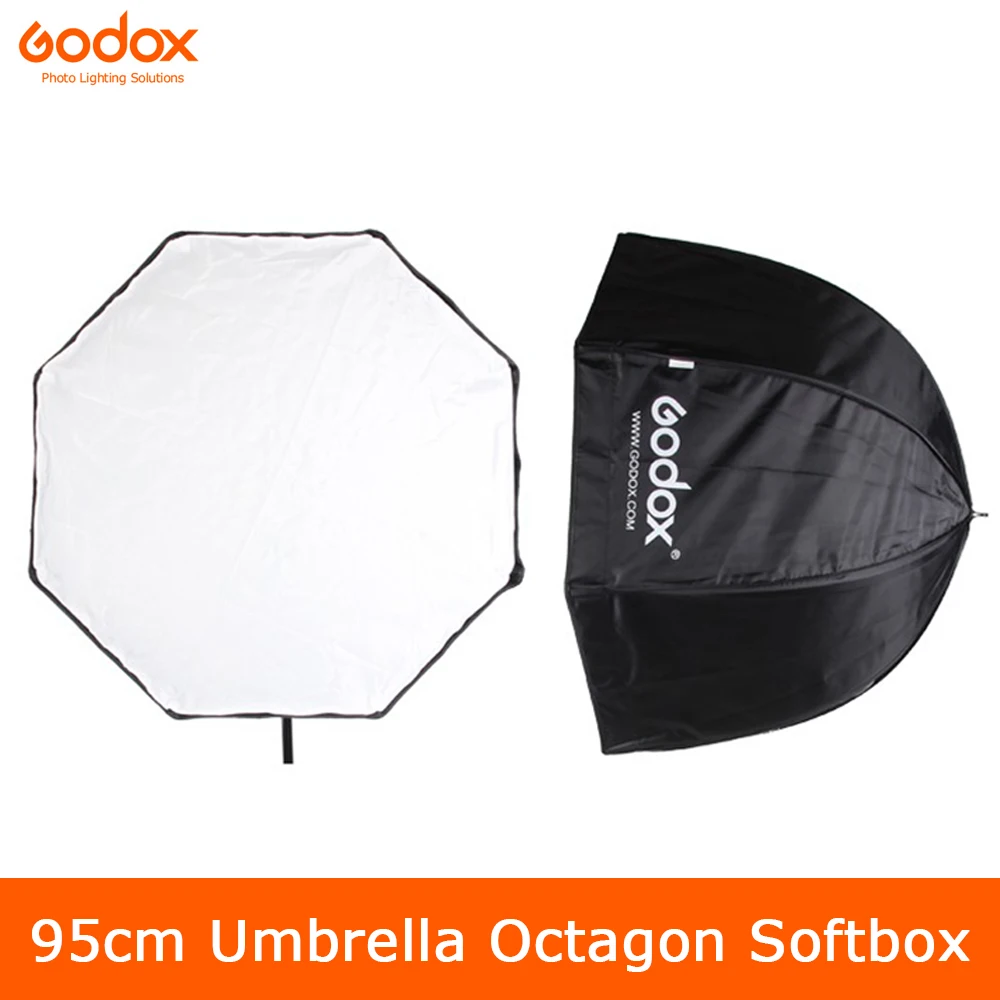 

Godox 95cm 37.5in Portable Umbrella Octagon Softbox Flash Speedlight Speedlite Reflector Softbox with Carrying Bag