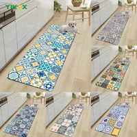 nordic pattern rug floor mat for kitchen floor carpet non slip flannel entrance house mat antislip bedroom living room area rug