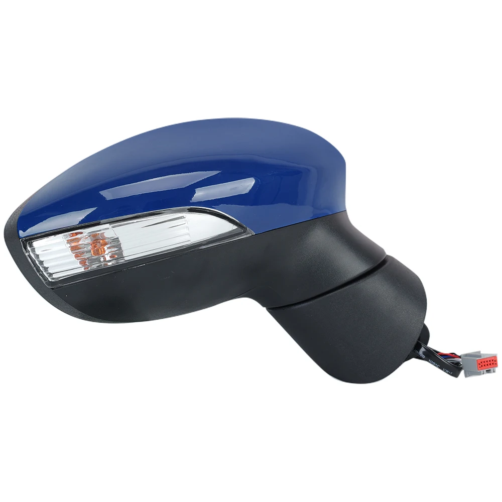 

Для Ford Fiesta MK7 2013-2017 дверное зеркало с электрическим подогревом, складной указатель поворота заднего вида, 6/8 контактов, автомобильные аксессуары