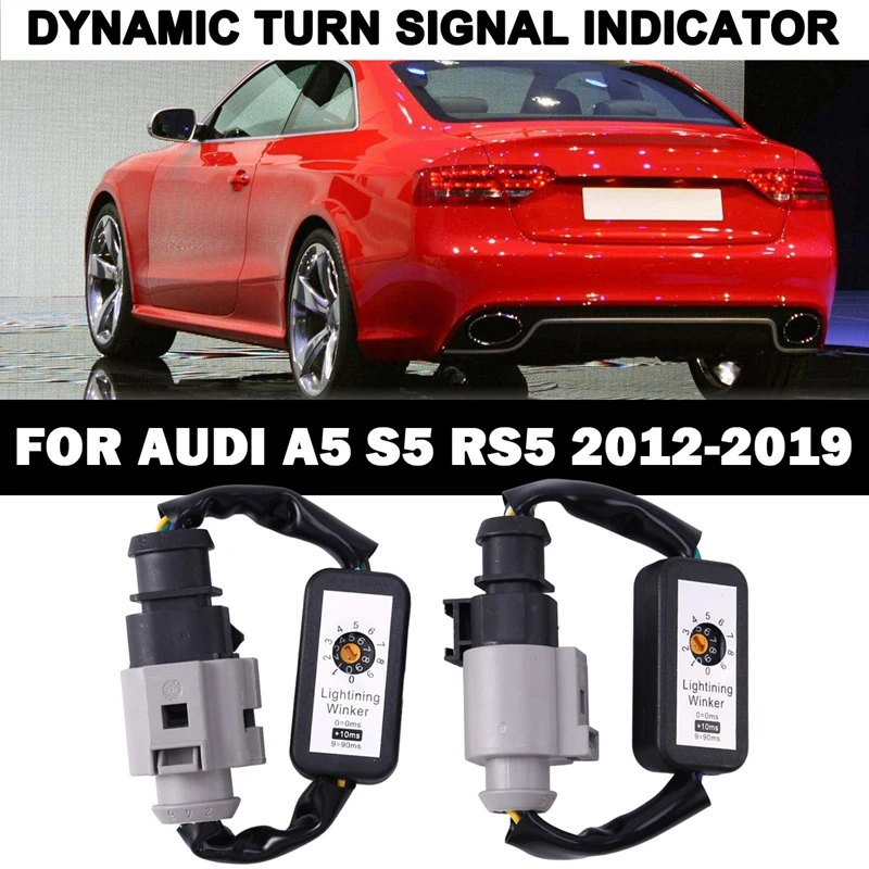 

2 шт., светодиодный индикатор сигнала поворота для A5 S5 RS5 2012-2019