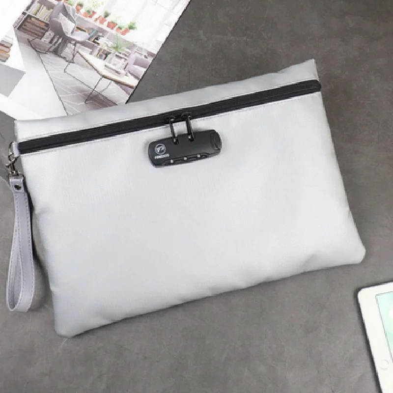 

Водонепроницаемая Сумка для документов, огнеупорная защитная сумка, огнеупорные бумажники, безопасная сумка для хранения iPad, ювелирные изд...