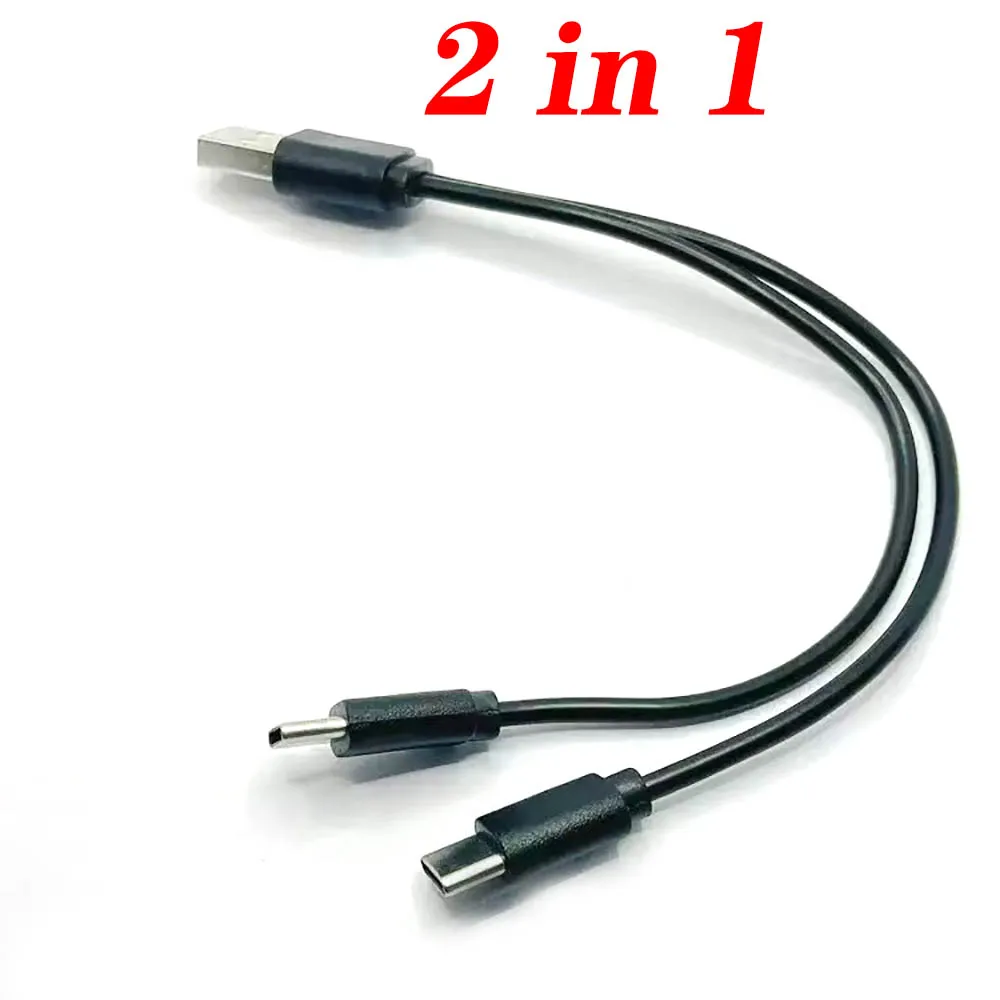 

20 шт. 2/3/4/5 в 1 2A USB-A на 5 × Type-C кабель для быстрой зарядки данных для Samsung Huawei Android телефон USB C шнур передачи данных