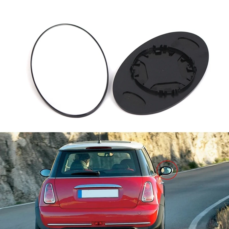 AU04 -2X боковое крыло дверное зеркало стекло для Mini Cooper R50 R53 R52 2001-2006 заднего вида