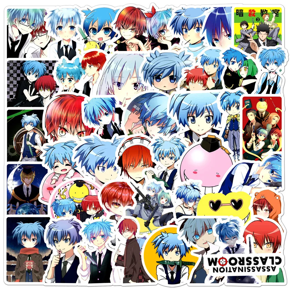 

10/50PCS Anime Assassination Classroom Graffiti Stickers For Notebook Skateboard Computer Luggage Decals Sticker Toy