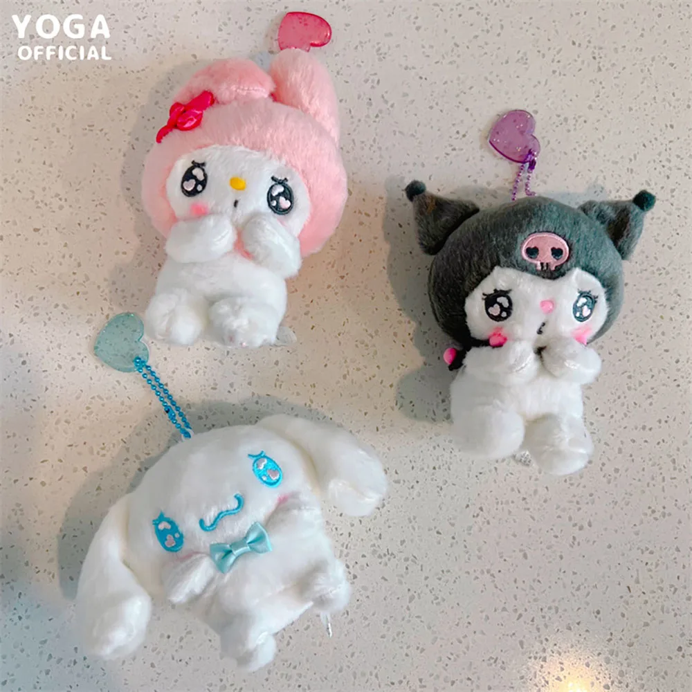 

Cartoon Stuffed Animals My Melody Plush Toys Anime Kawaii Cute Soft Keychains Pendants Plushie Girls Doll Toys Kids Toy Gifts