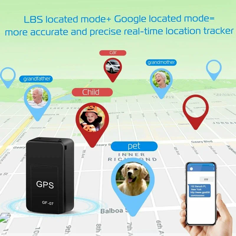 Магнитный мини-GPS-трекер устройство для установки на автомобиле или мотоцикле с