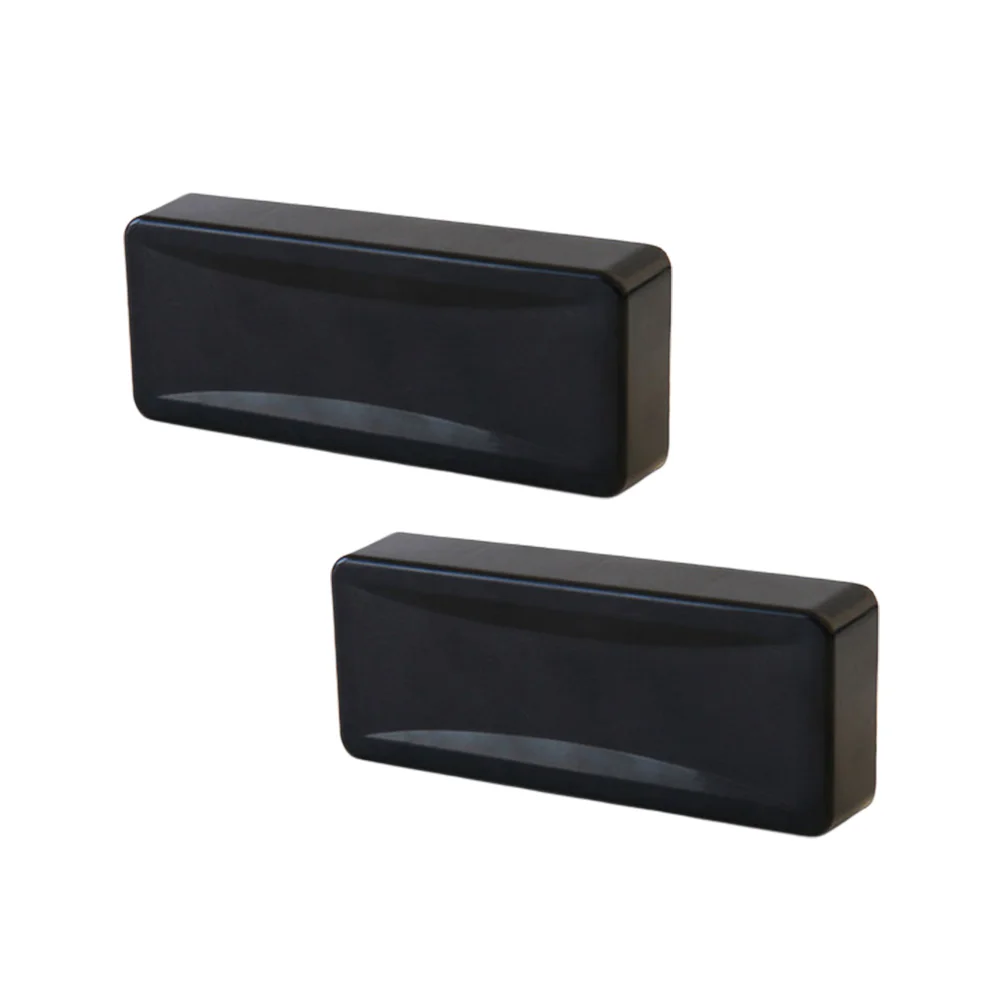 

2pcs Practical Magnetic Black Board Eraser White Board Accessory School Stationery for Home School Office