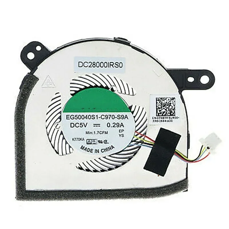 Новый вентилятор охлаждения ЦП для Dell 5285 12 5290 07487H 7487H EG50040S1-C970-S9A