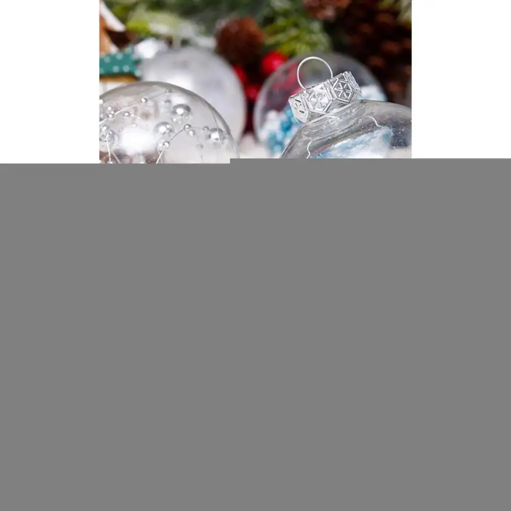 

Decorative Plastic Christmas Ball Assorted Pendant Small Shatterproof Ball for Festival