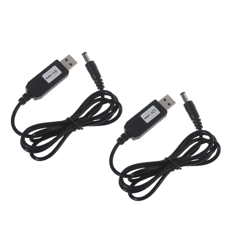 

Кабель-преобразователь QC3.0 USB в 9 в 12 В 5,5 а 2,1 x мм