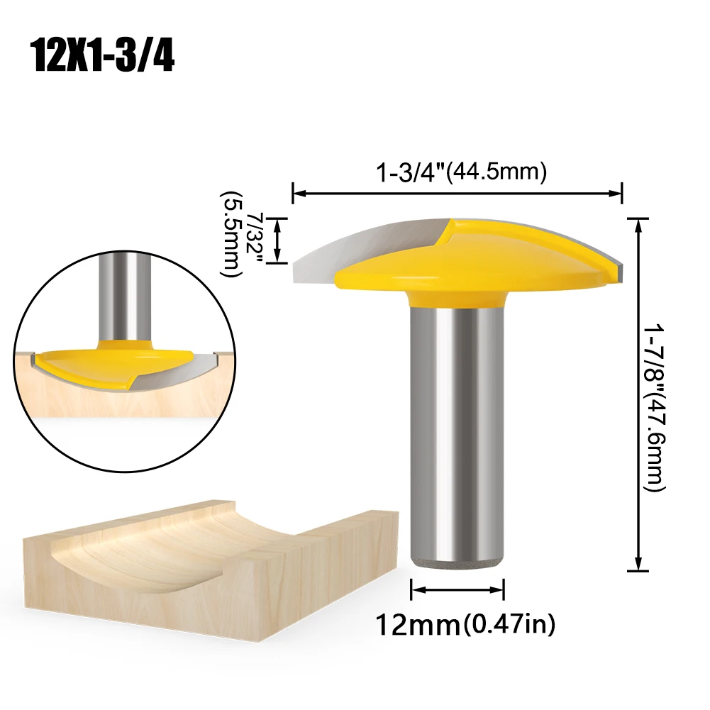 

Фреза для дерева JGZUI 6,8,12 мм, радиус 1-1/2 дюйма