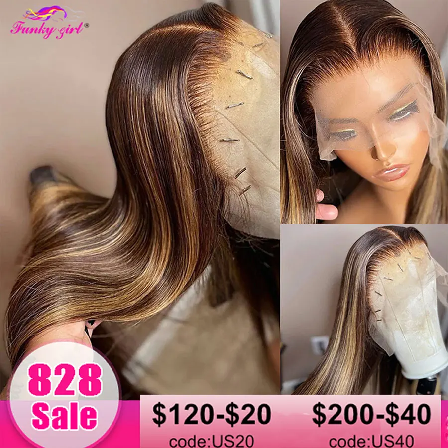 Ed Straight 13x4 Lace Frontal Wig 180% Brazilian Hair