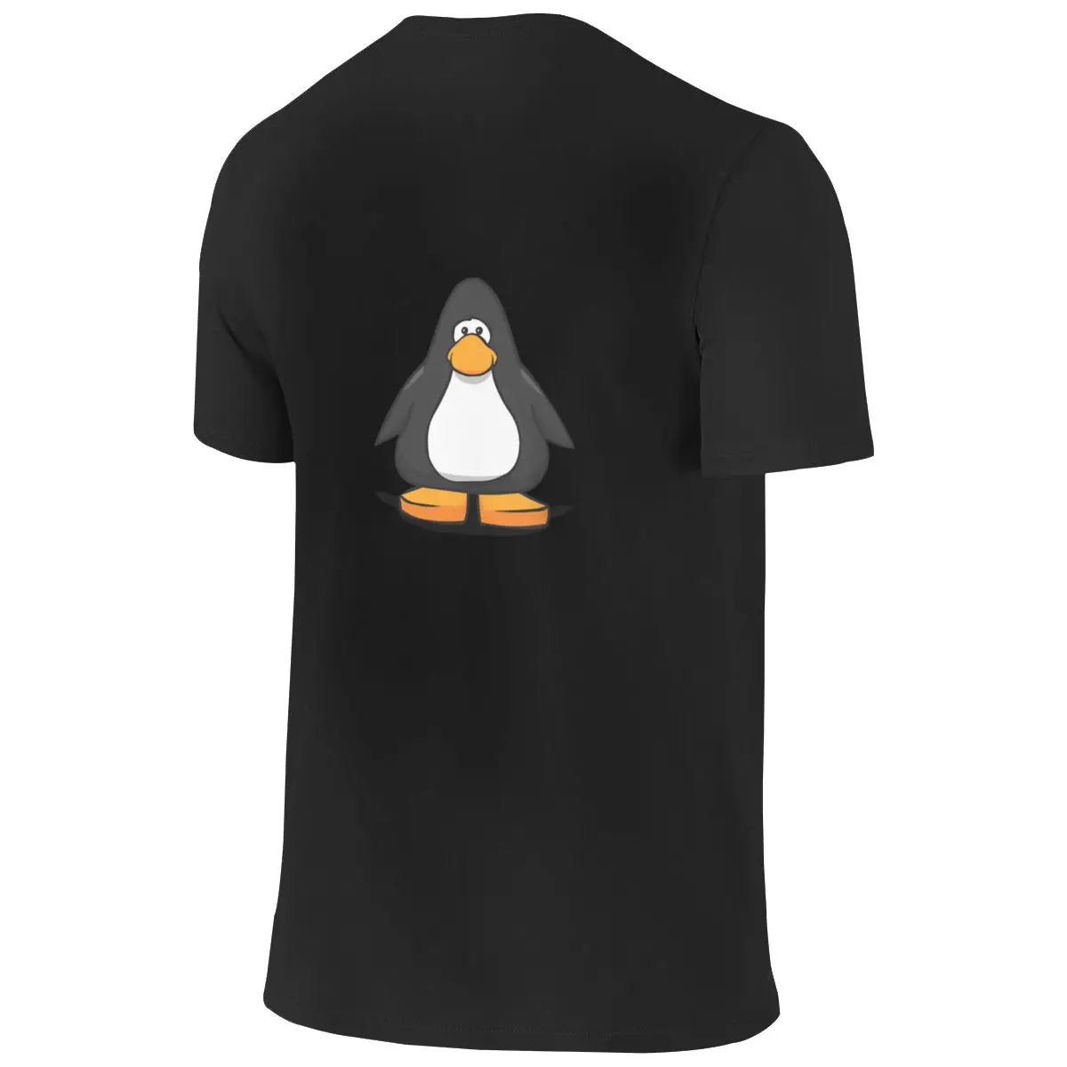 Фото Футболка Club Penguin Never Forget Not Fading Reversible Niche Simplicity с термотрансферным принтом, женская №2