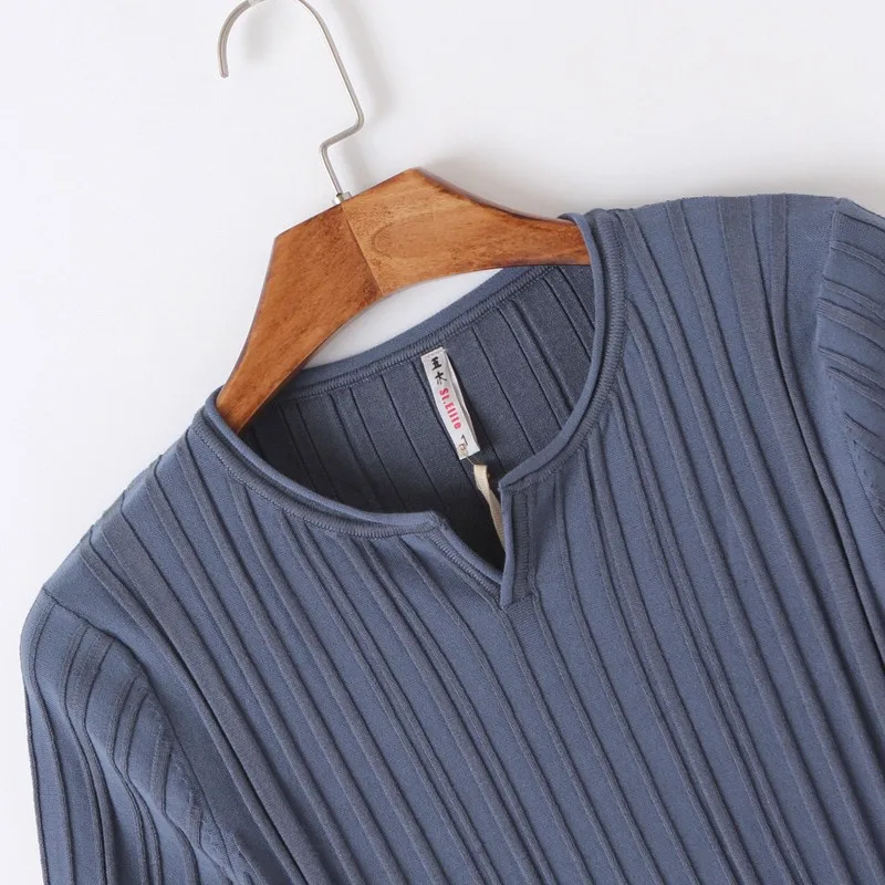 

L- men's summer loose five-point sleeve T-shirt