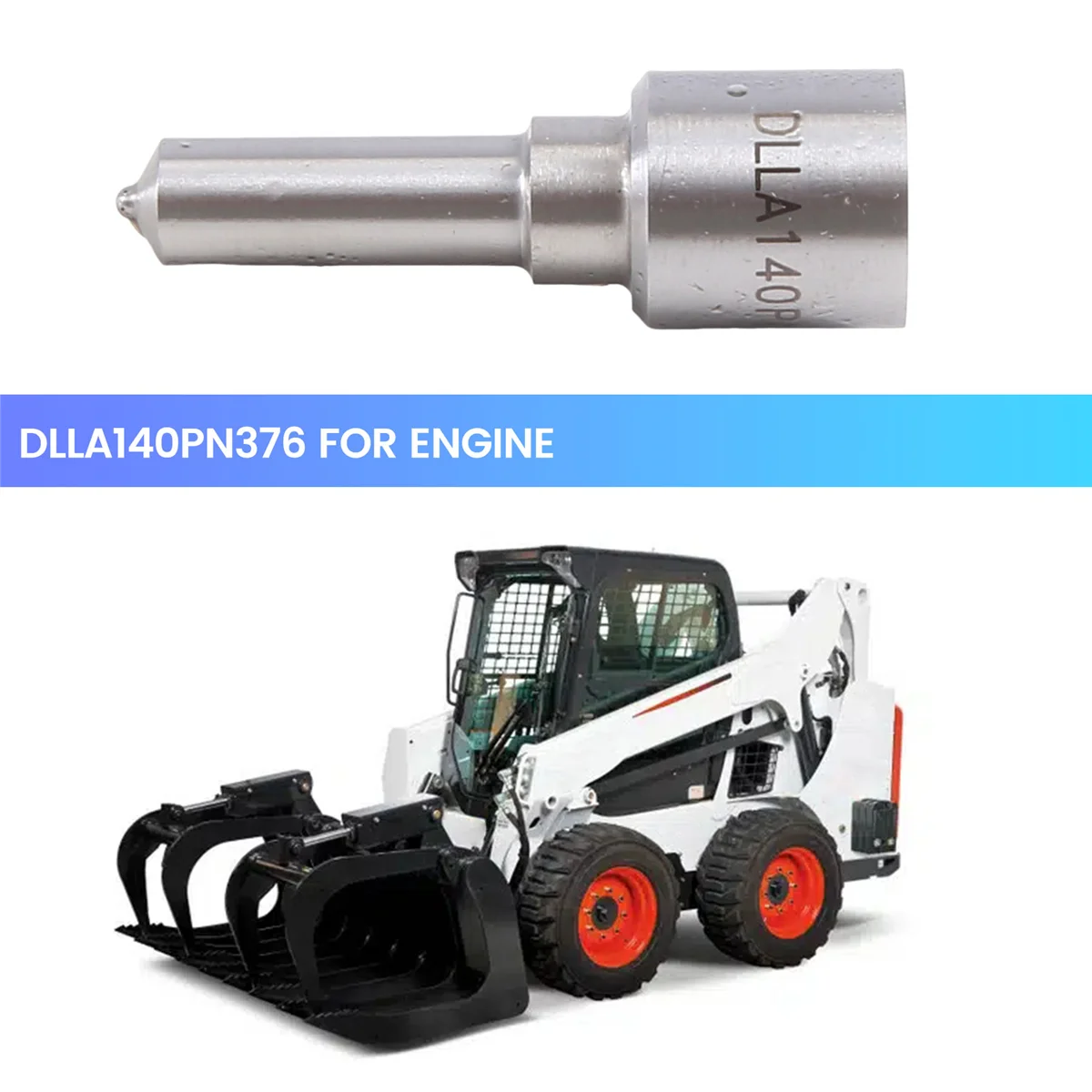 4 шт. Форсунка топливного инжектора DLLA140PN376 для погрузчика двигателя Kubota Bobcat