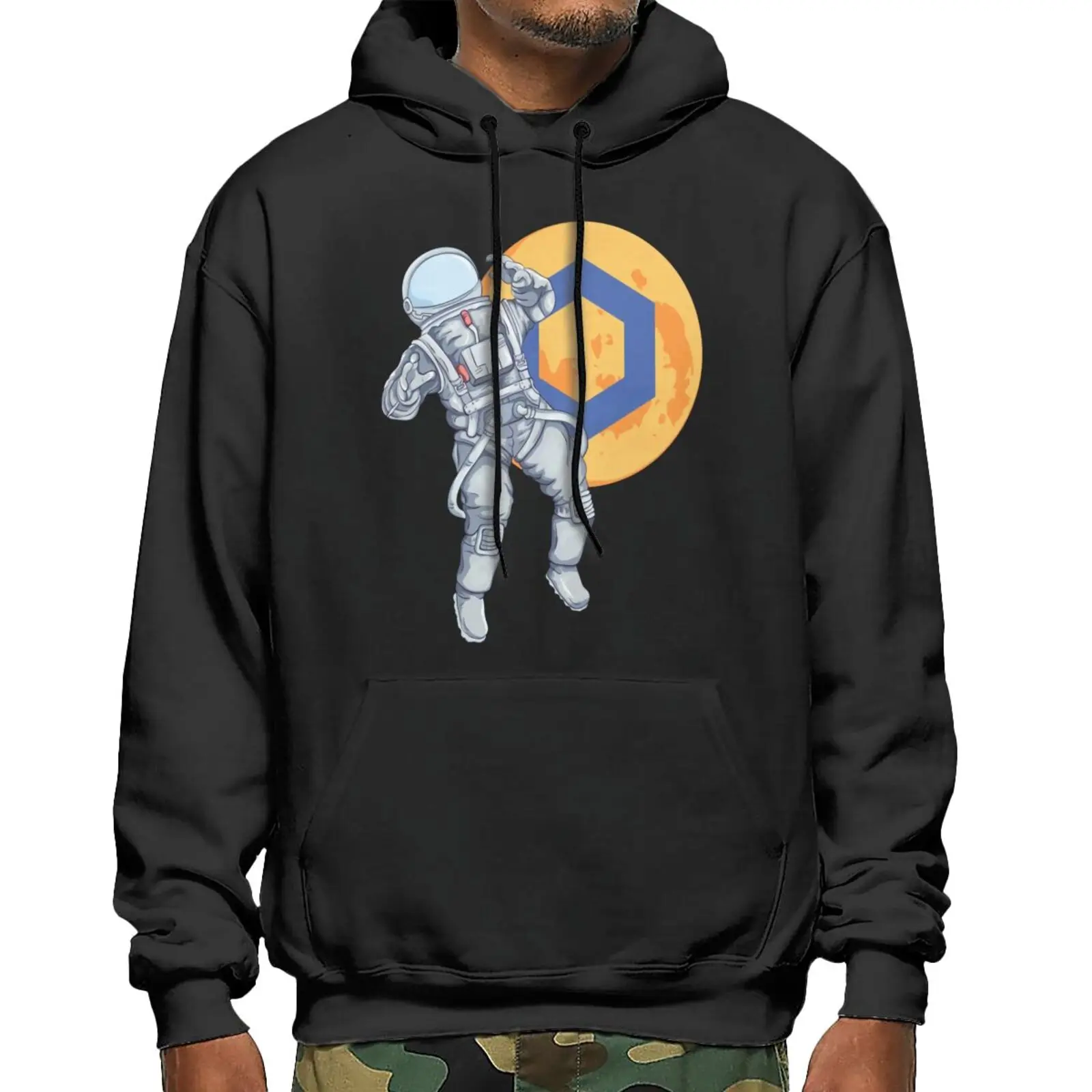 

Chainlink Link Crypto Astronaut 3989 Hoodie Hoodie With Zipper Men Sets Men's Coat Men's Winter Jacket Sweat Oversize Sweaters