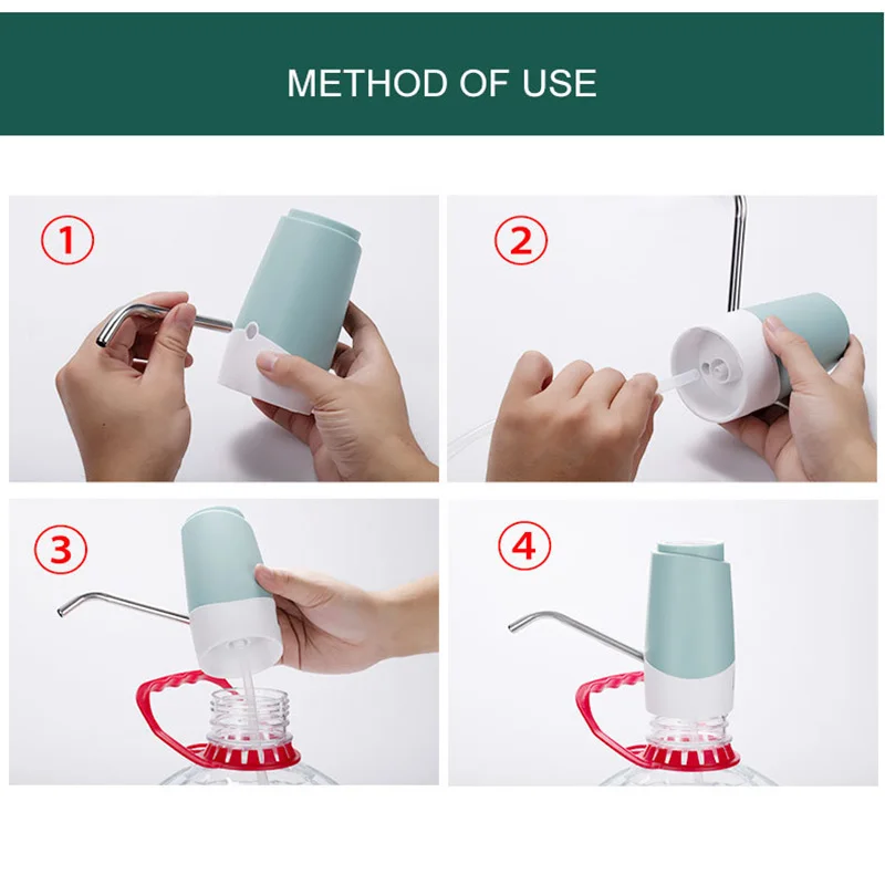 Диспенсер для бутылок QCY Smart Life электрический портативный удобный автоматический