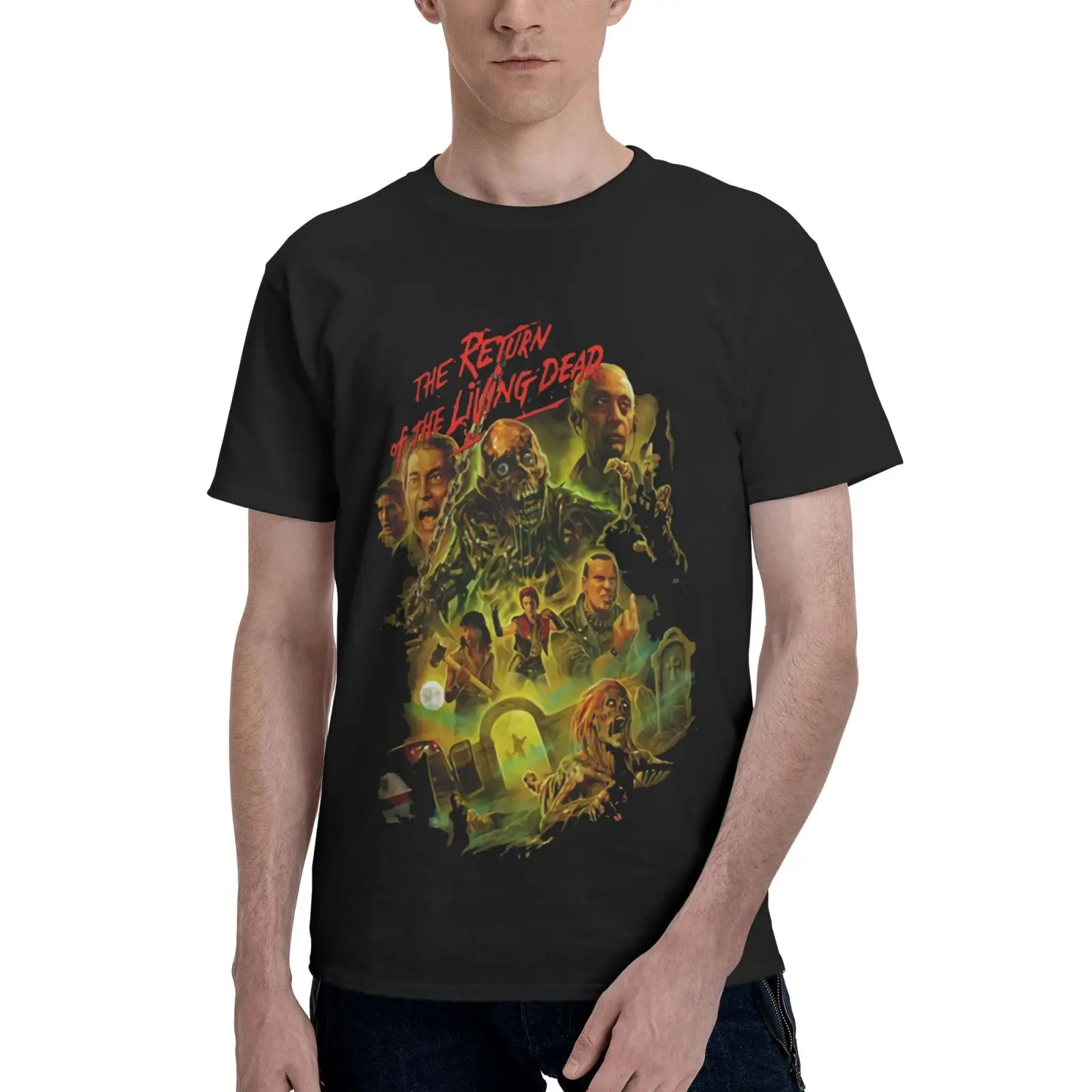 

The Return Of The Living Dead 2916 Men T-Shirt Harajuku Top Men T-Shirt Aesthetic Clothing T-Shirts Men's Shirts Anime T-Shirt