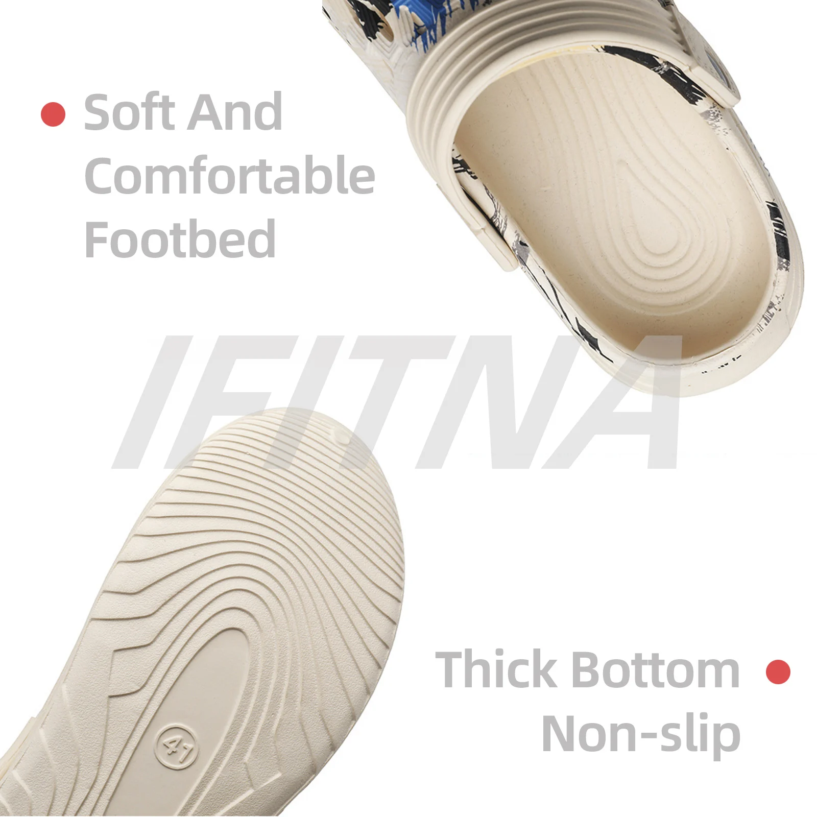 2022 Summer EVA Soft House Cloud Slides Sandals Beach Clog Shoes Lightweight Man Adult Indoor Sole Toe Wrap Home Slippers