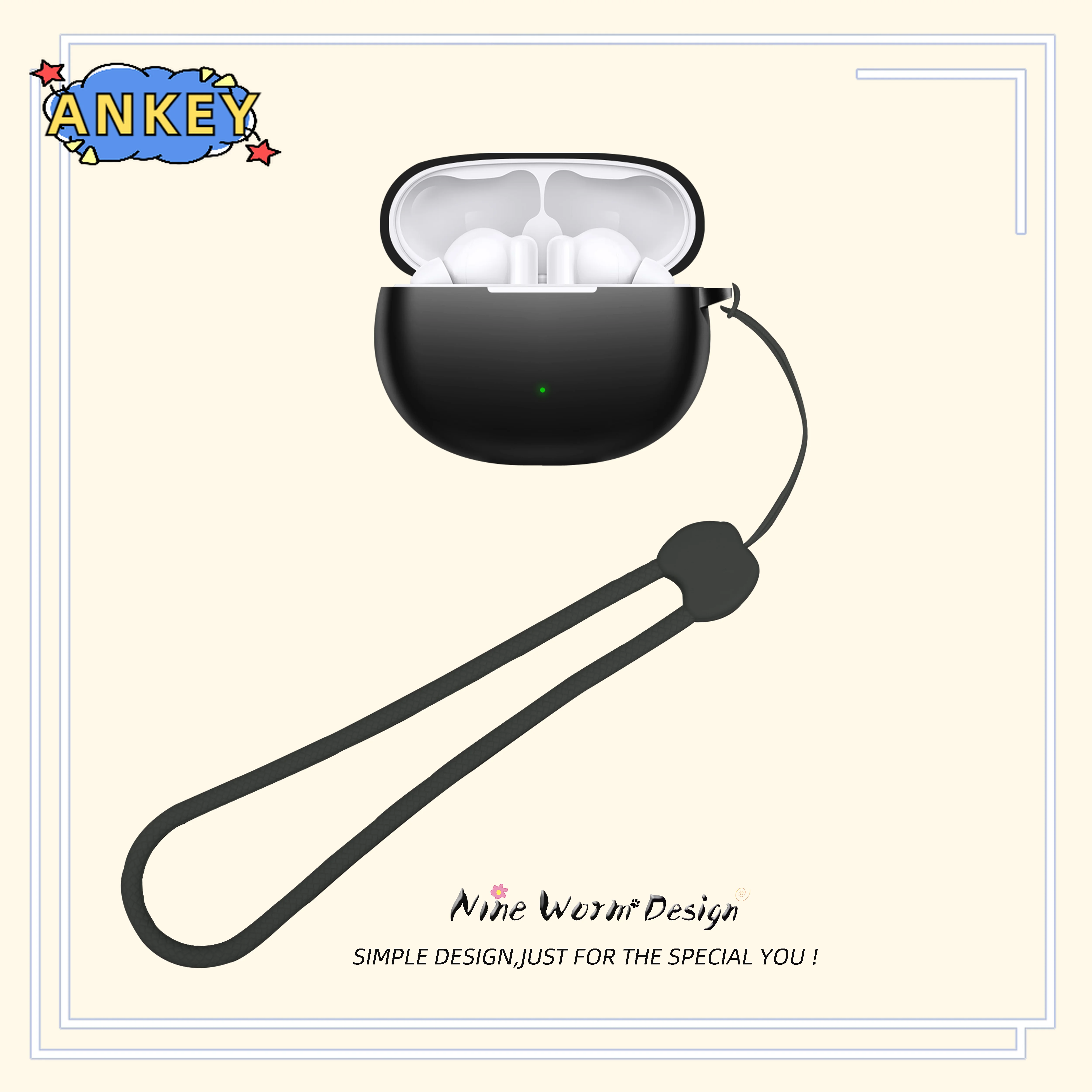 Силиконовый чехол для наушников Honor Earbuds 3i