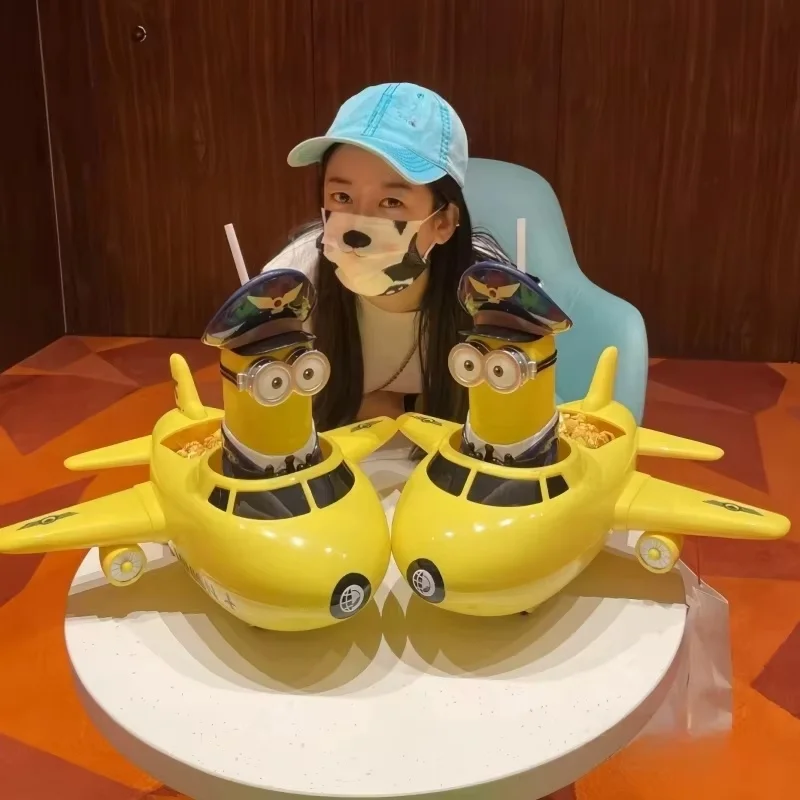 Лидер продаж 2024 ведро для попкорна с миньонами Наплечная Сумка модельная чашка