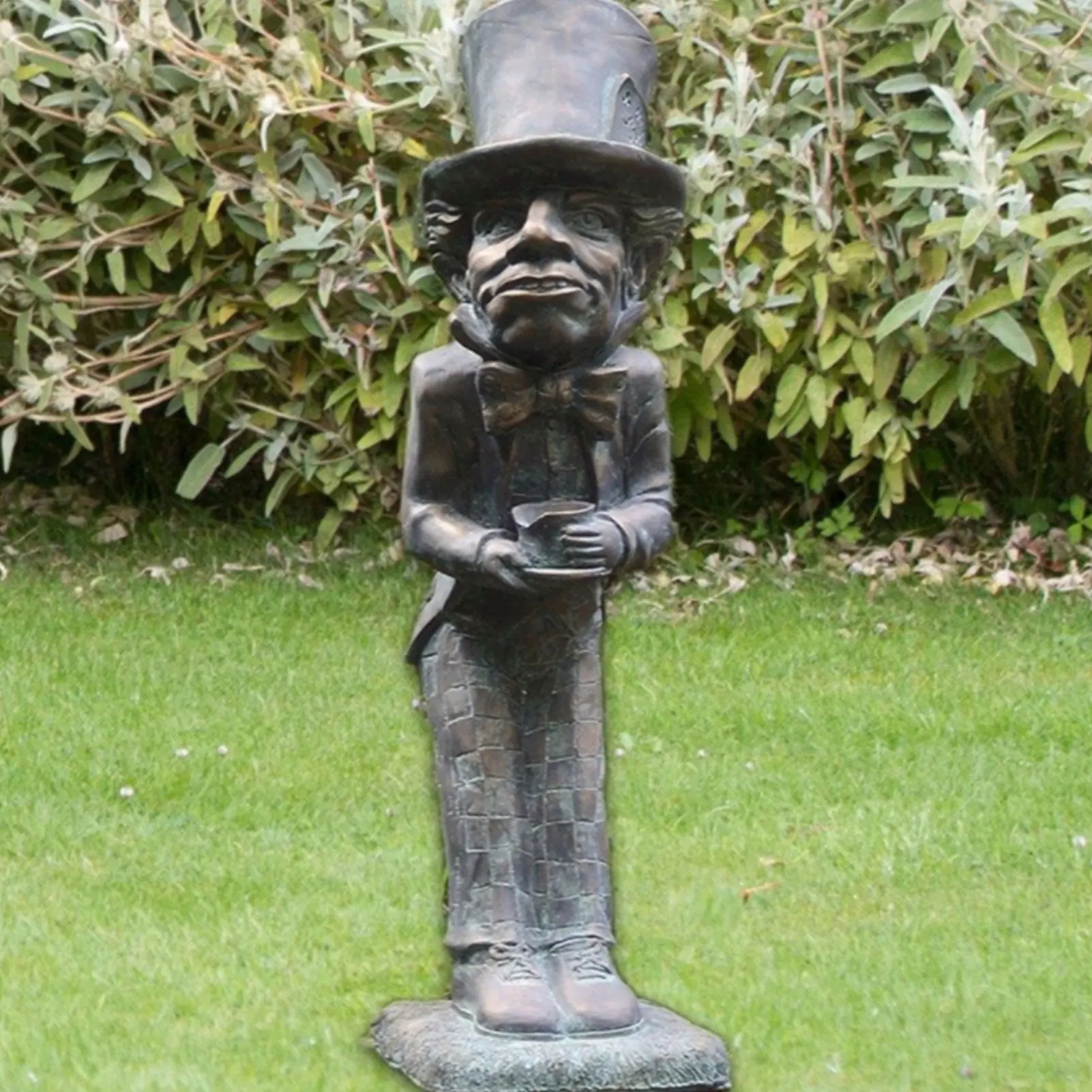 Статуэтка Алиса в стране чудес садовый декор из смолы белый кролик Чеширский кот