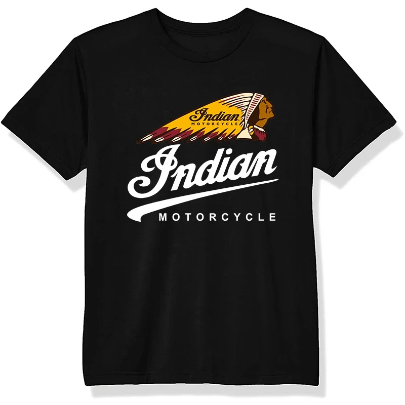 

2022 NEW Indian Motorcycle Men T Shirt Sportwear Racing T-shirt O-neck Summer Male Causal Cotton Tshirts Fashion Loose Tees