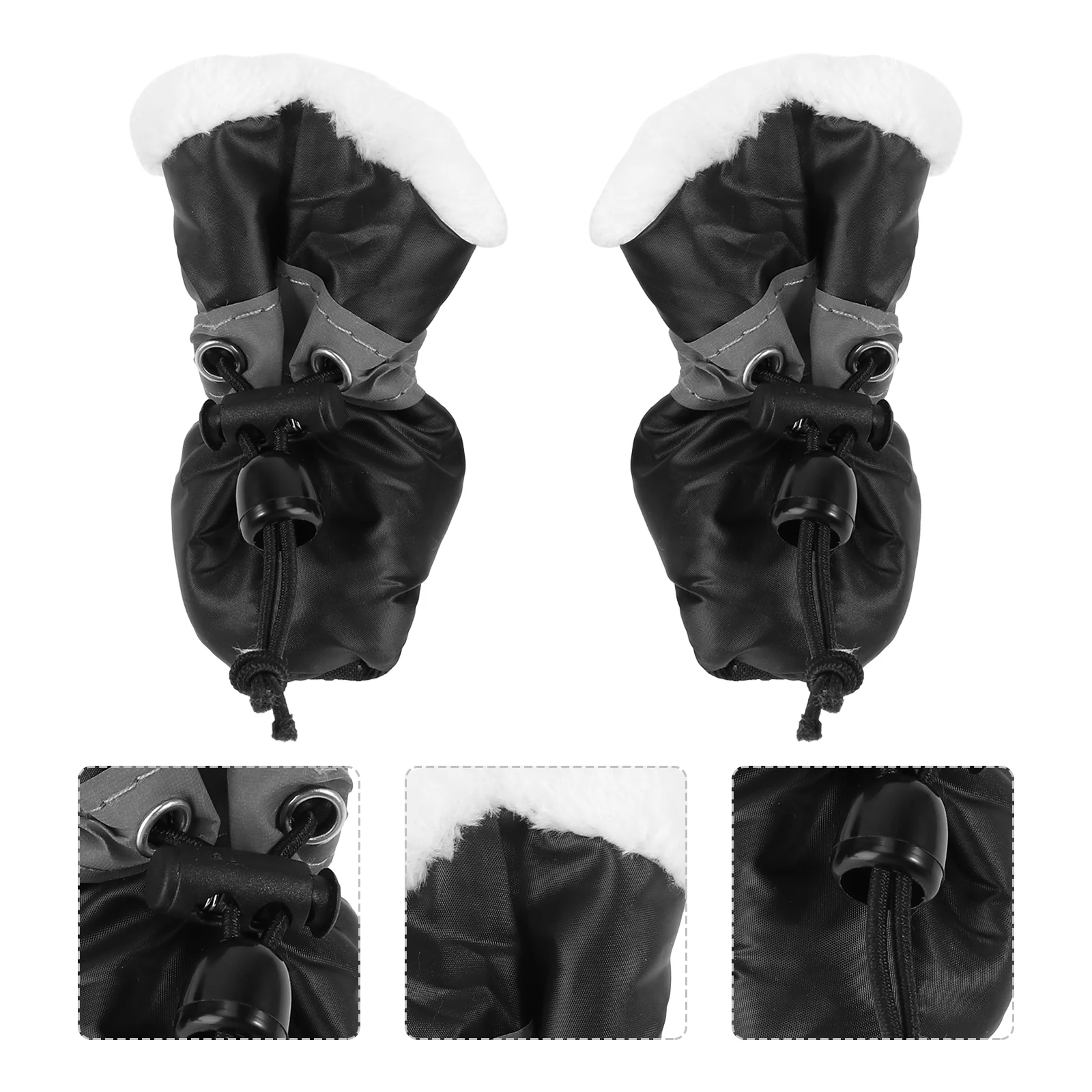 

Dog Boots Shoesdogs Pet Snowpaw Booties Rain Medium Winter Puppy Protectors Size Anti Pawsshoe Warm Protector Sock Dragging