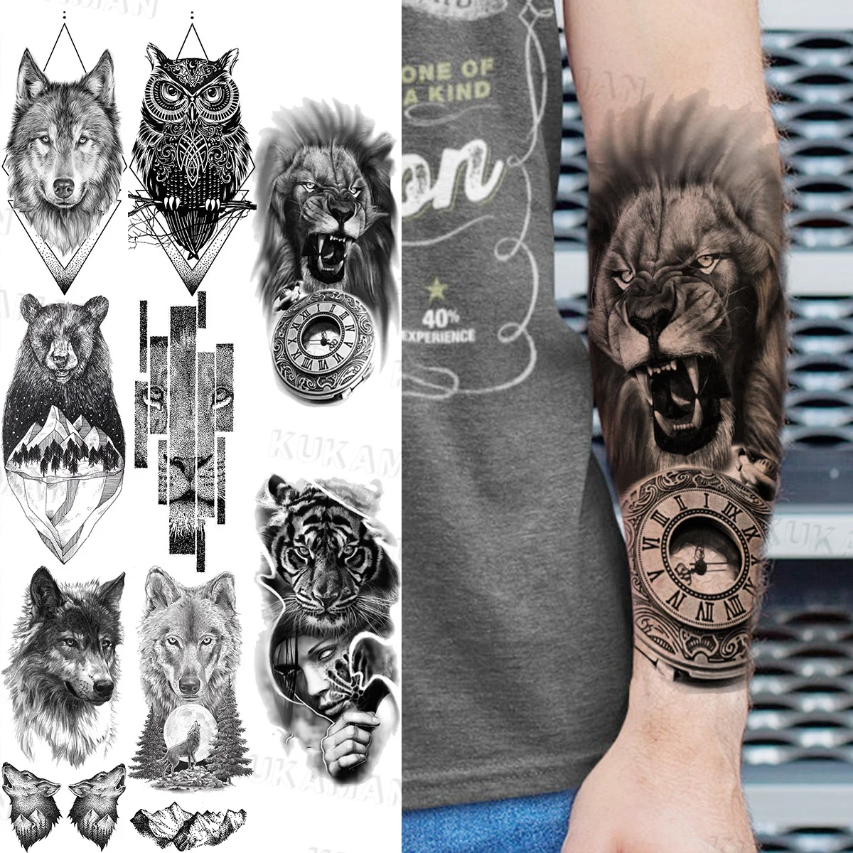 Временные татуировки для женщин и мужчин наклейки с геометрическим рисунком