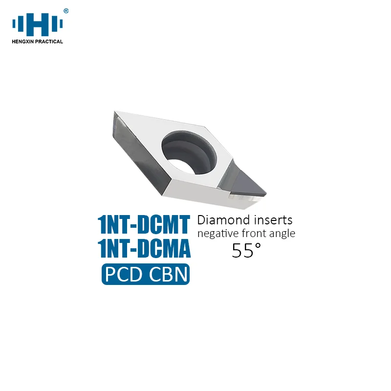 

Алмазные вставки HENGXIN DCMT070202 DCMT070204 DCMT11T302 DCMT11T304 DCMT11T308 PCD CBN 1NT DCMT 1NT DCMA Токарные инструменты с ЧПУ Металл