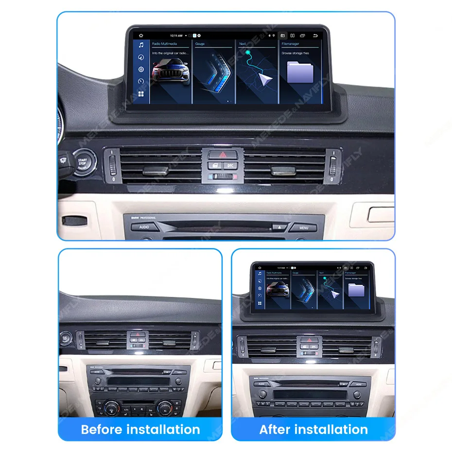 Автомобильная мультимедийная система MEKEDE EU STOCK MNX Android MTK8781 для BMW E90 без экрана, 2005-2012 гг. (art.: 3920da09ca2d1) - 3920da09ca2d1