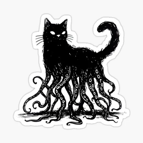 Ктулху Great Old Ones осьминог щупальца монстров ПВХ наклейка для украшения стены