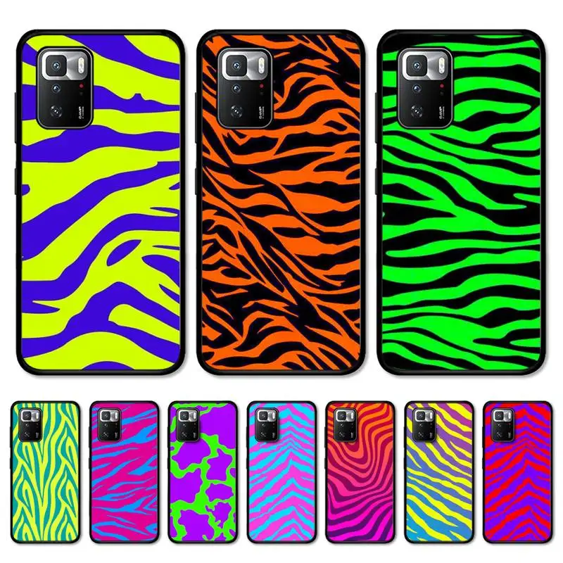 

Milk Cow Zebra Stripe Phone Case for Redmi Note 11E 11 10 9 8 6 Pro 11s 8T 5 7 7A 9A K20 K30 Soft Tpu Cover