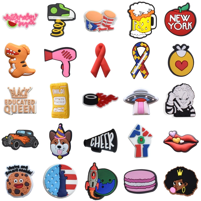 

Women Charm Para Pins Packs Girl Shoe Charms Shoes Accessories Men Gifts Decorations for Crocs Boy Set Jeans Wholesale Bulk Kids