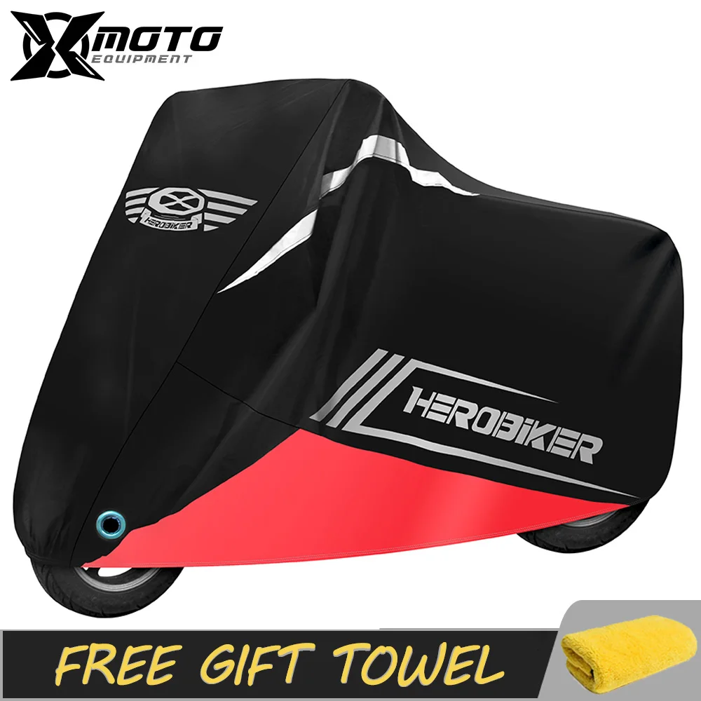 

Housse de protection imperméable pour moto, couverture de protection contre les UV et la poussière, pour Scooter, vélo, toutes