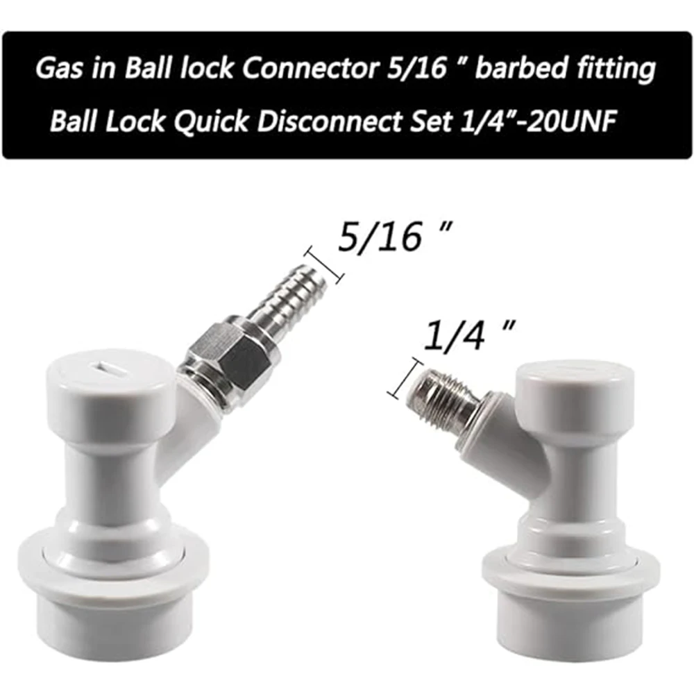 Быстроразъемный шариковый зажим для дома 1/4 МФЛ