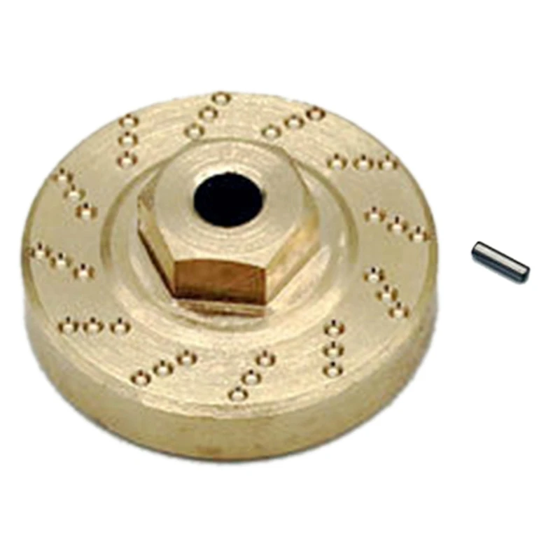 

12 шт. сверхмощный Латунный переходник для шестигранного колеса, Балансирующий вес для AXIAL SCX24 90081, обновления 1/24, детали для радиоуправляемог...