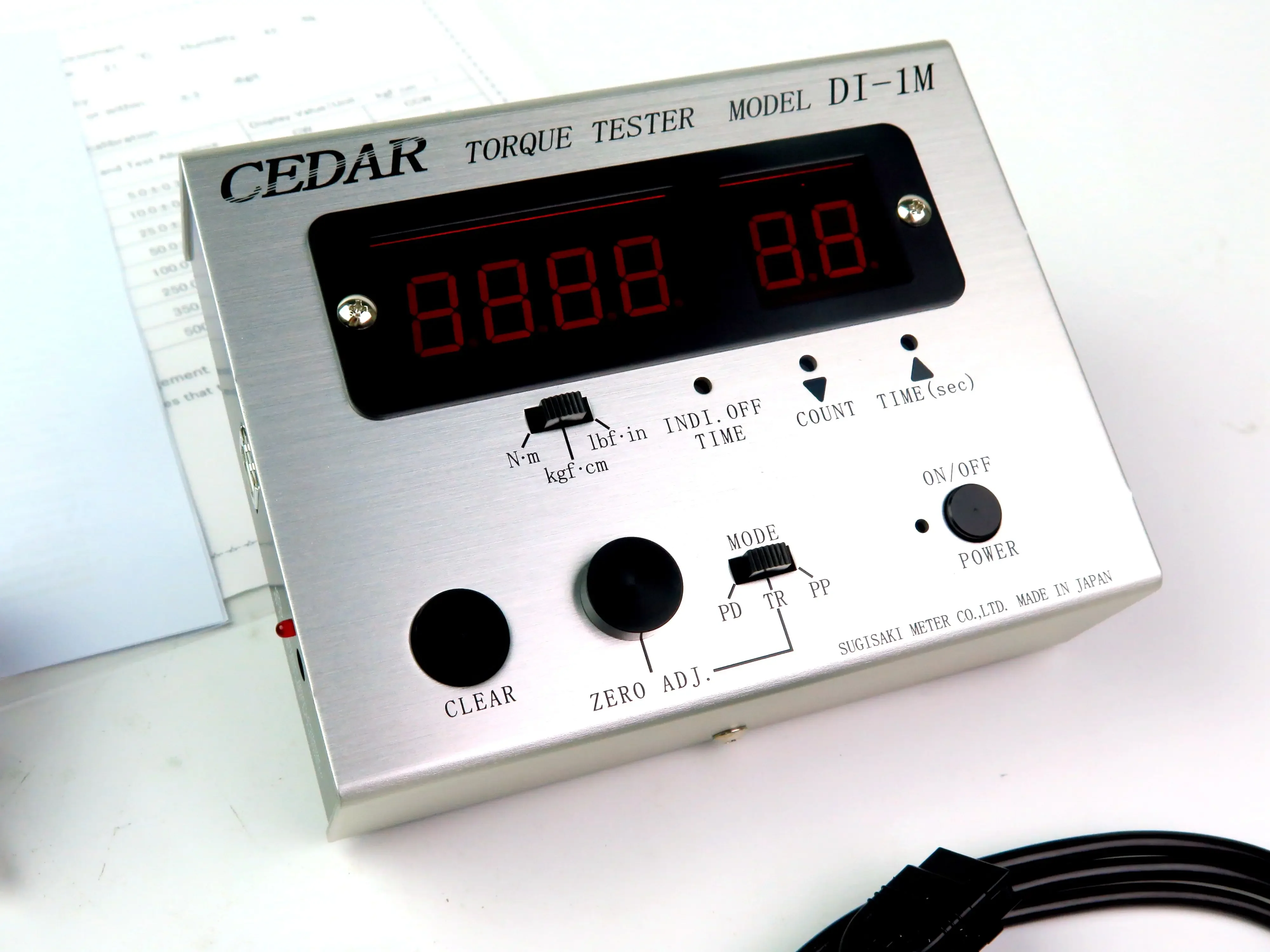 Фото CEDAR DI-1M-IP50 DI-1M-IP200 Цифровой измеритель крутящего момента с дисплеем №4
