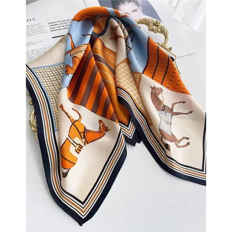 Элегантный бархатный квадратный шарф с перламутровыми блестками женский